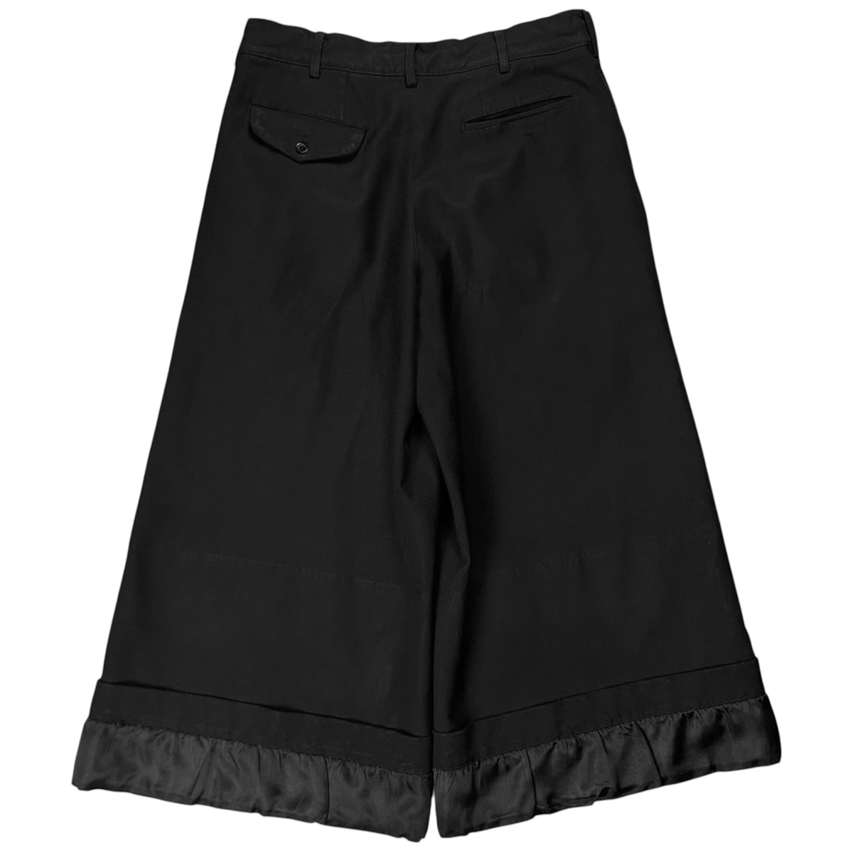 Comme des Garcons BLACK Turn Up Ruffle Shorts