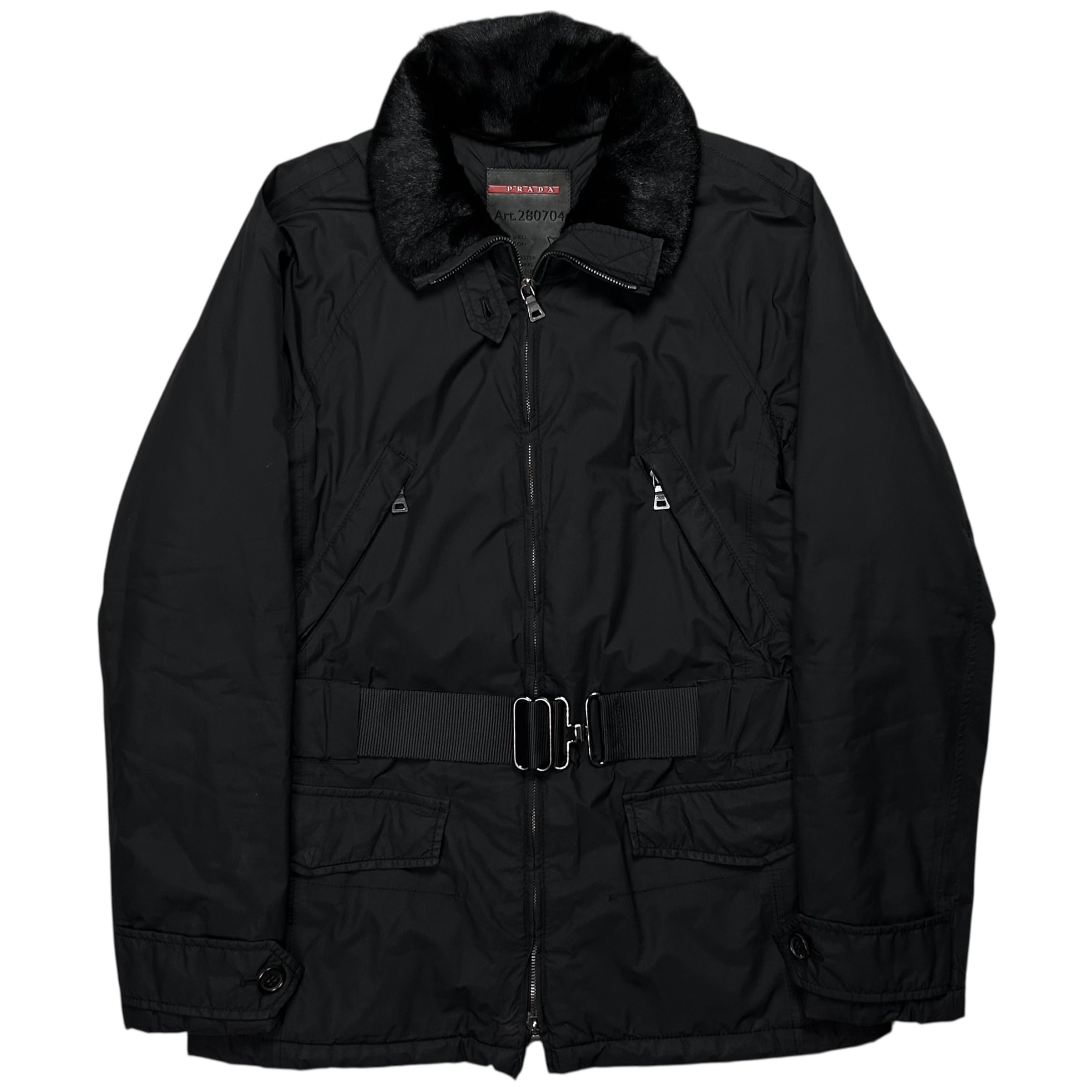 ジャケット・アウター Randy Belted fur padded jacket Randy Belted fur padded jacket