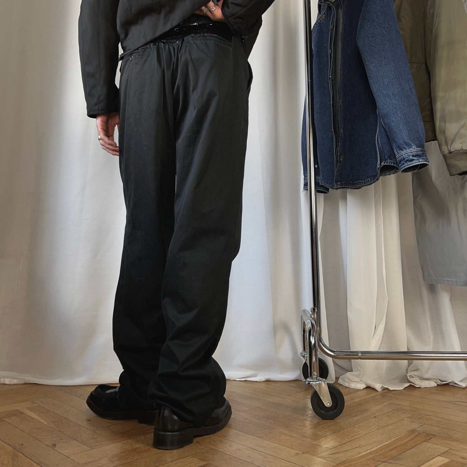 Raf Simons Wide Tape Pants - AW17 – Vertical Rags