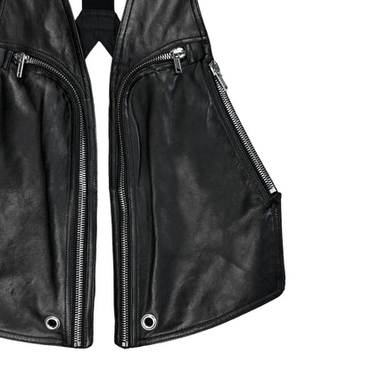 Rick Owens Bauhaus Leather Vest - SS23