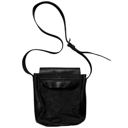 Y'Saccs Yohji Yamamoto Leather Flap Nylon Bag