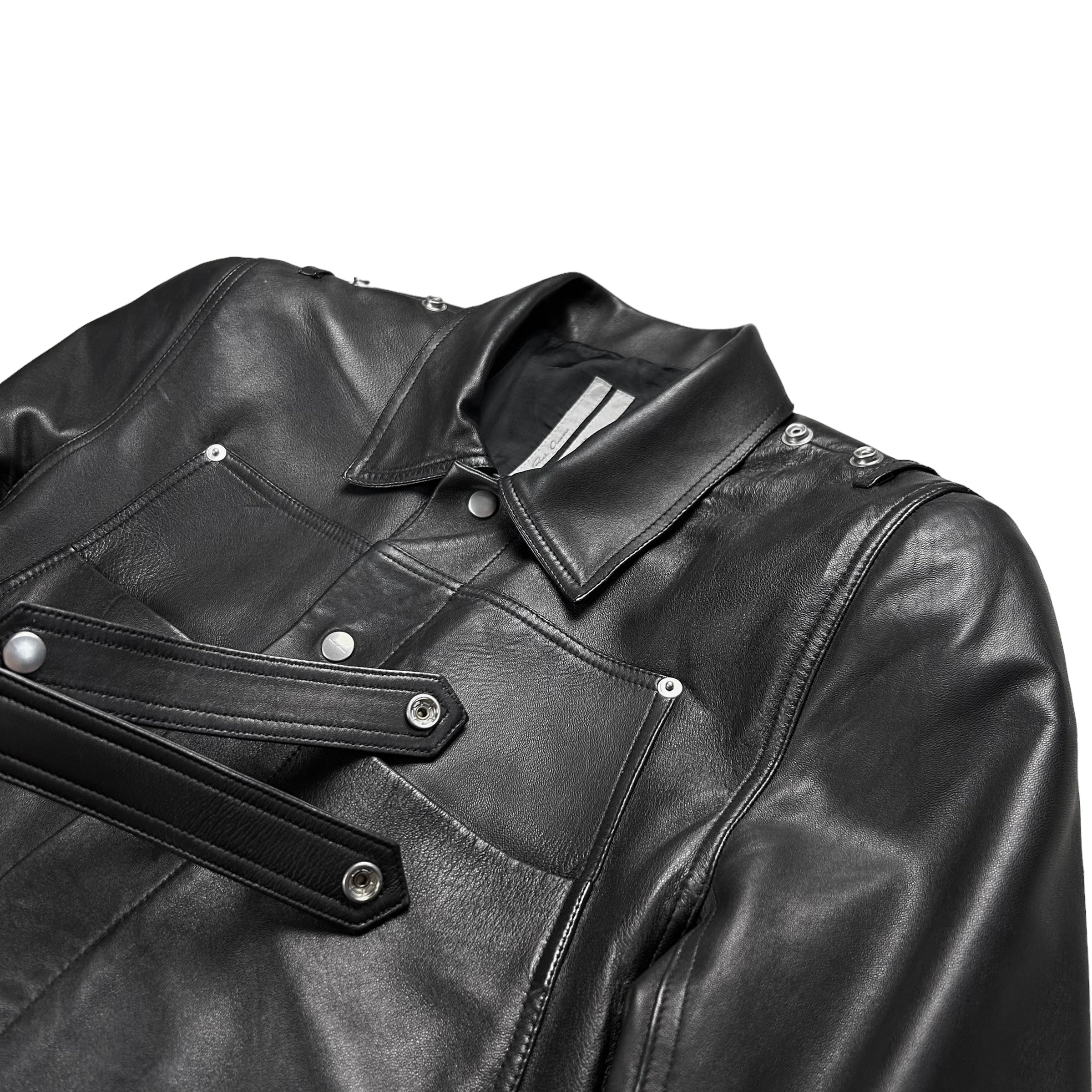 Rick Owens Babel Leather Jacket - SS20 – Vertical Rags