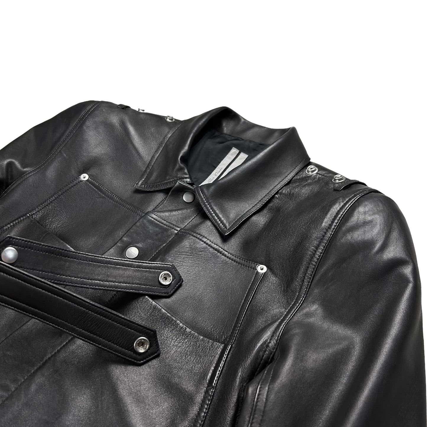 Rick Owens Babel Leather Jacket - SS20