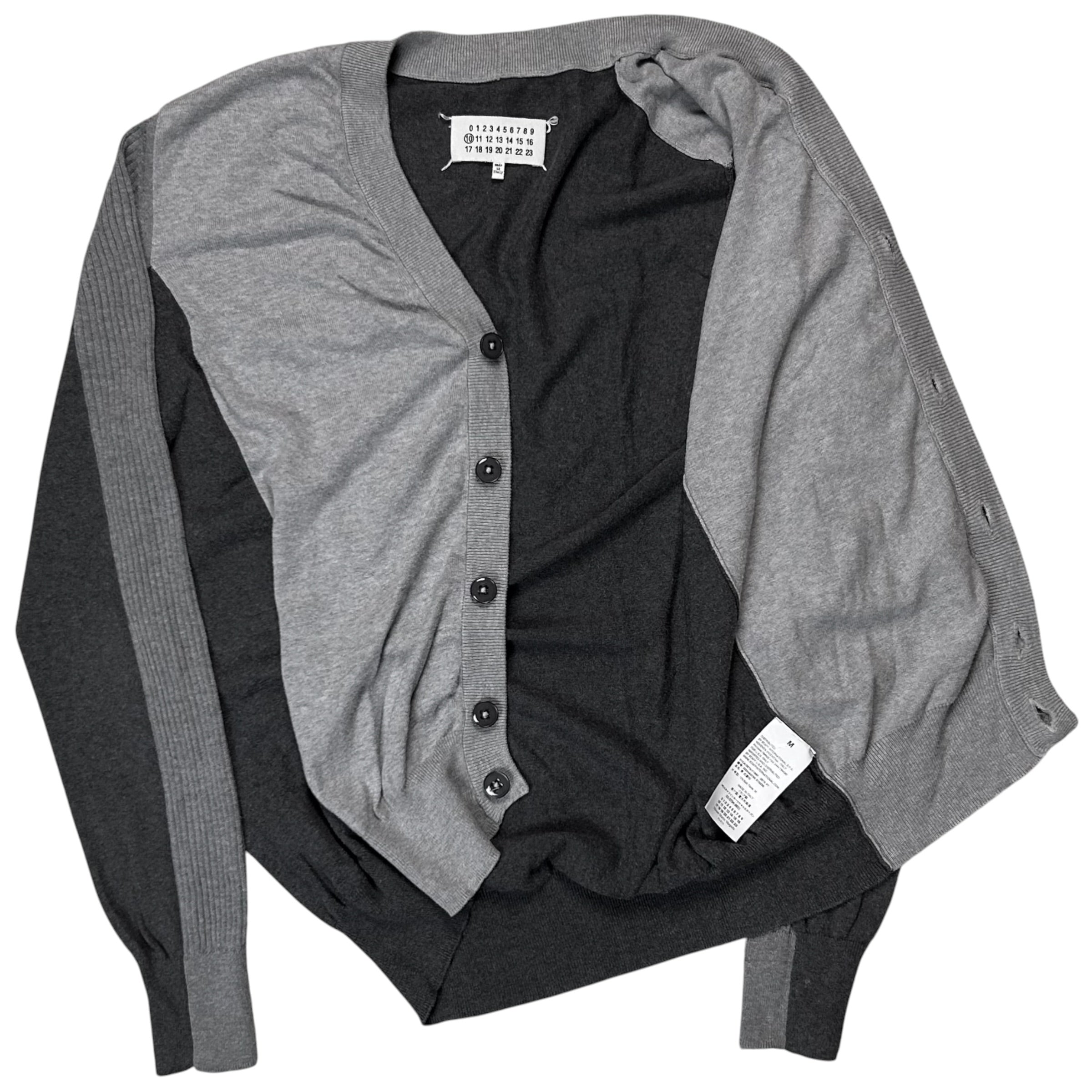 s*r様 MARTIN MARGIELA グレー カーディガン Maison Martin Margiela Patchwork Cardigan - SS15 – Vertical Rags