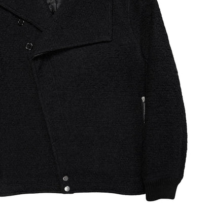 Dior Homme Asymmetric Drape Collar Mohair Jacket - AW09