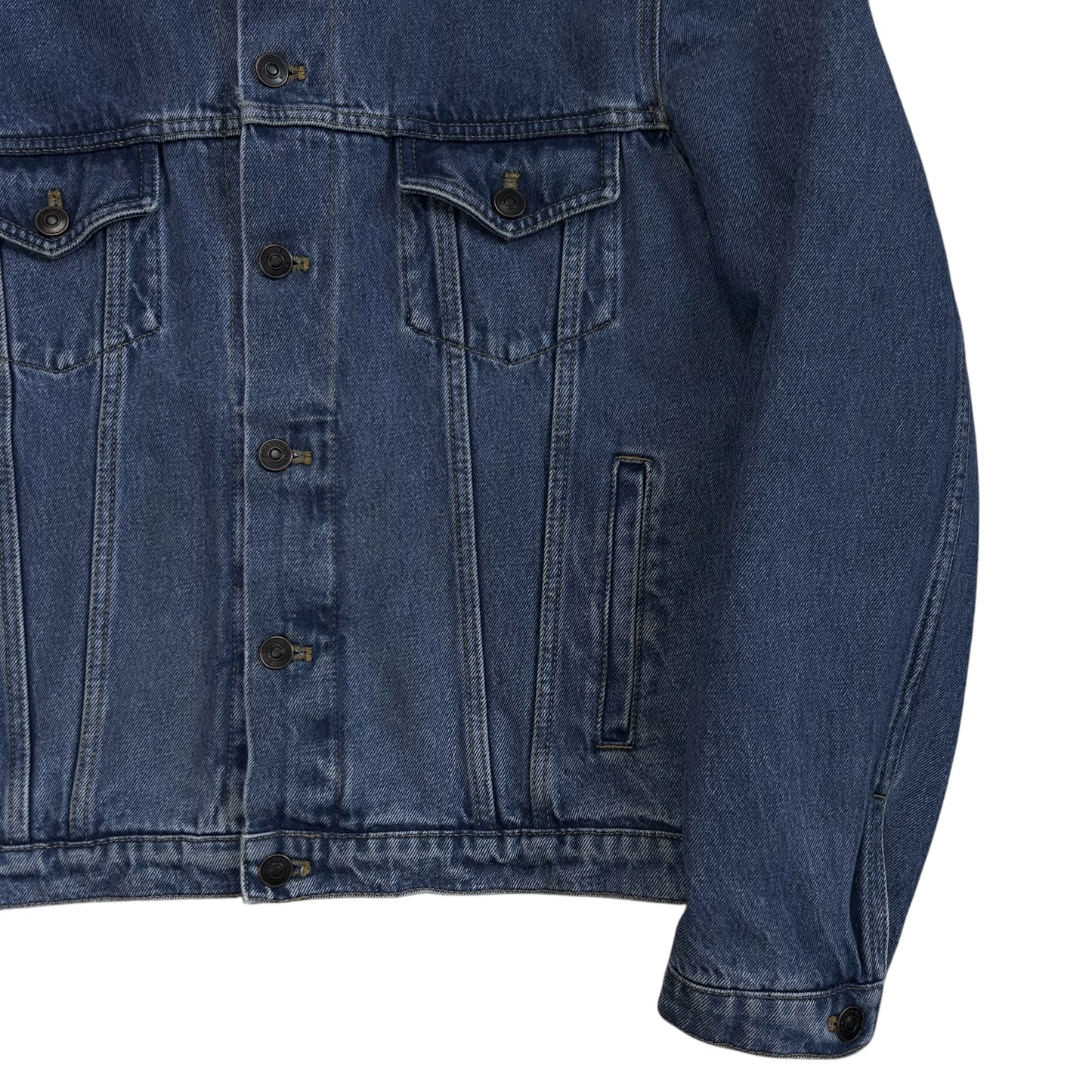 Balenciaga Flying Shoulders Denim Jacket - SS17