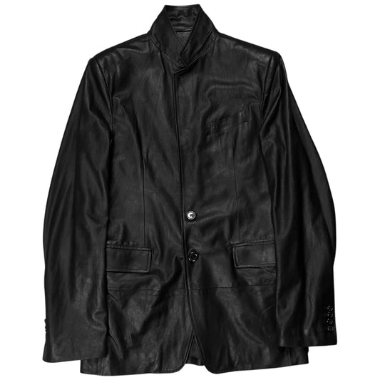 Ann Demeulemeester Leather Blazer