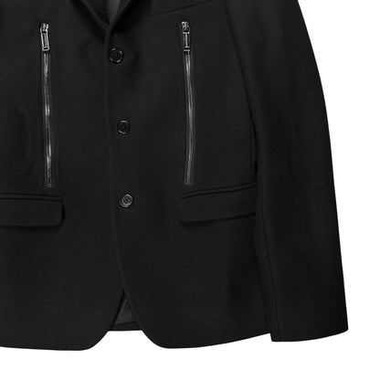 Dirk Bikkembergs Dual Zip Wool Blazer - AW13