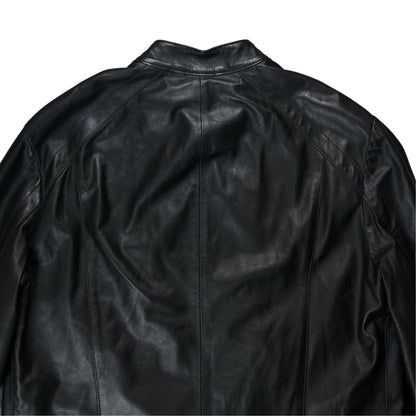 Dirk Bikkembergs Lamb Leather Cafe Racer Jacket - AW12