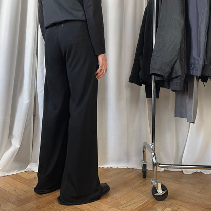 Maison Margiela Side Zip Waist Viscose Trousers - SS22