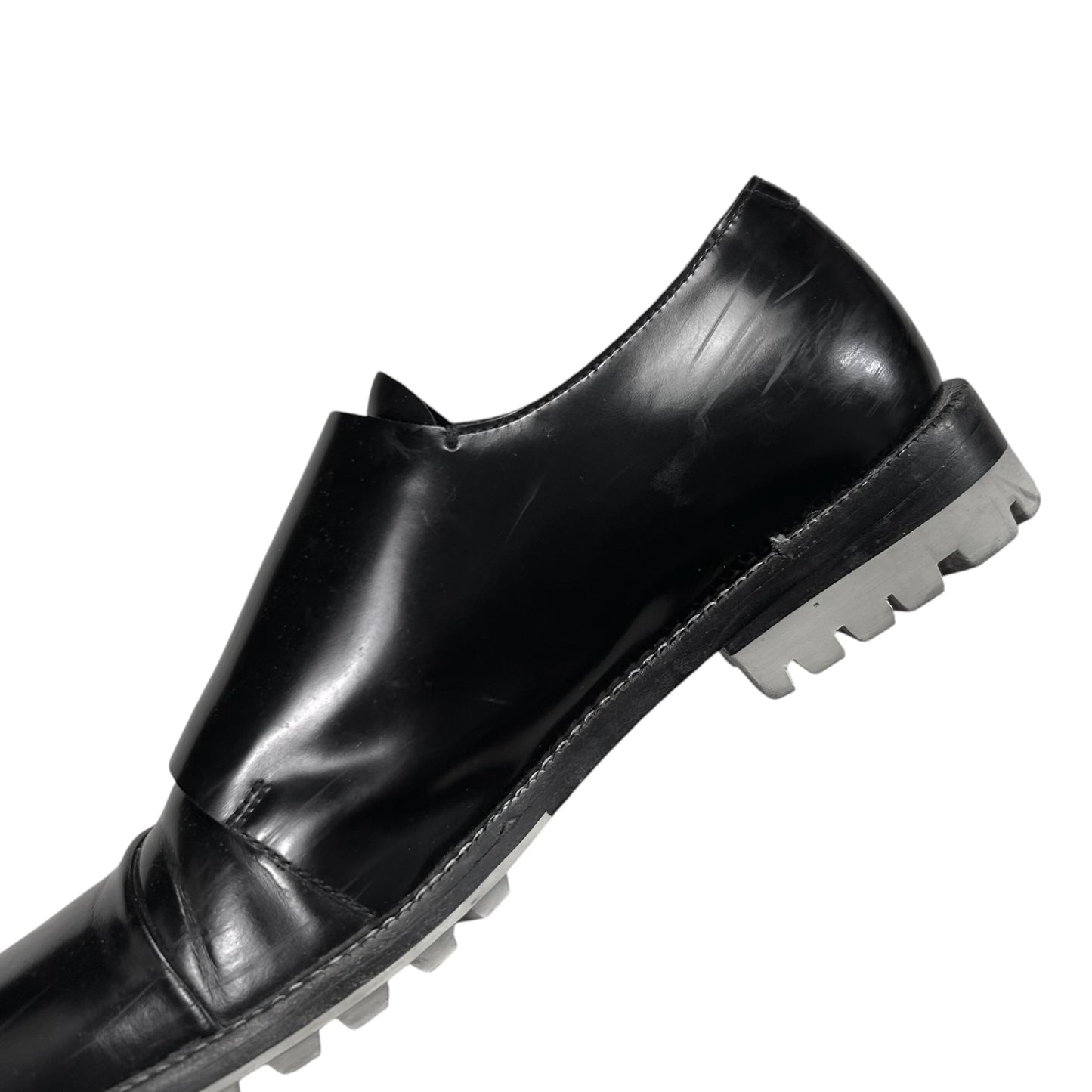 Balenciaga Contrast Sole Monk Strap Derbies - SS16