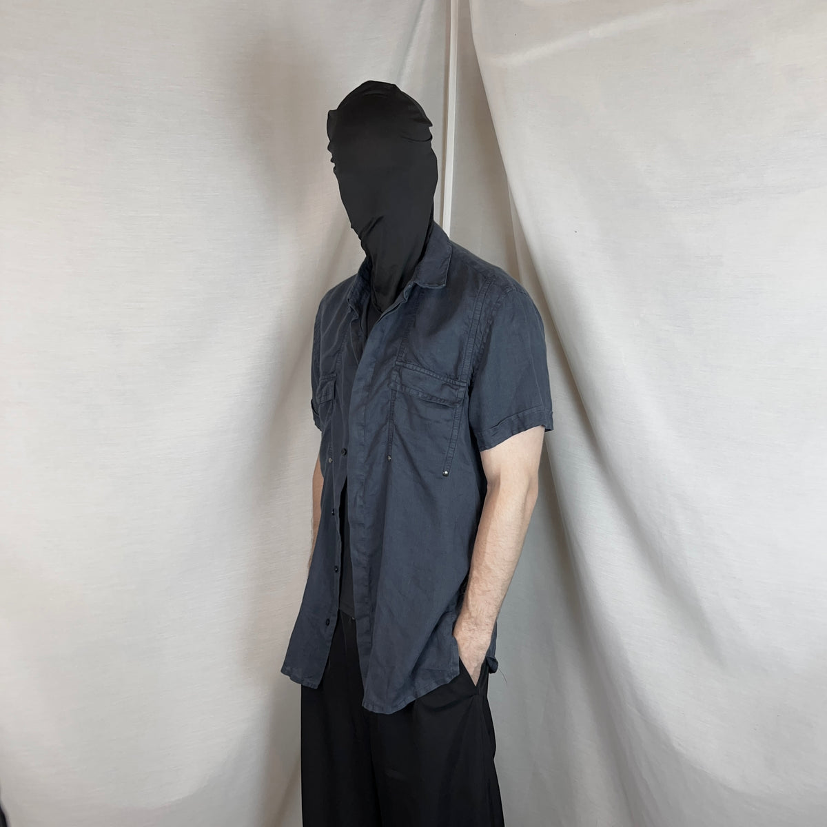 Dirk Bikkembergs Studded Linen Shirt - SS11