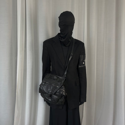 Helmut Lang Carabiner Asymmetric Leather Bag