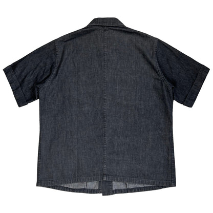 Y‘s By Yohji Yamamoto Short Snap Button Work Shirt