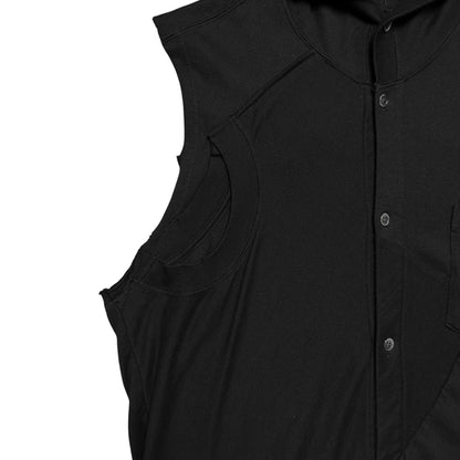 Undercover Patchwork Sleeveless Hoodie - SS05