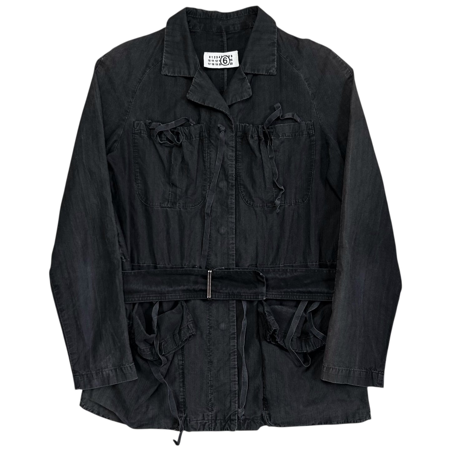 Maison Martin Margiela Belted Cargo Tassel Chore Jacket - SS05