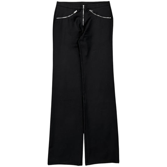 Maison Martin Margiela Flared Waist Zip Trousers