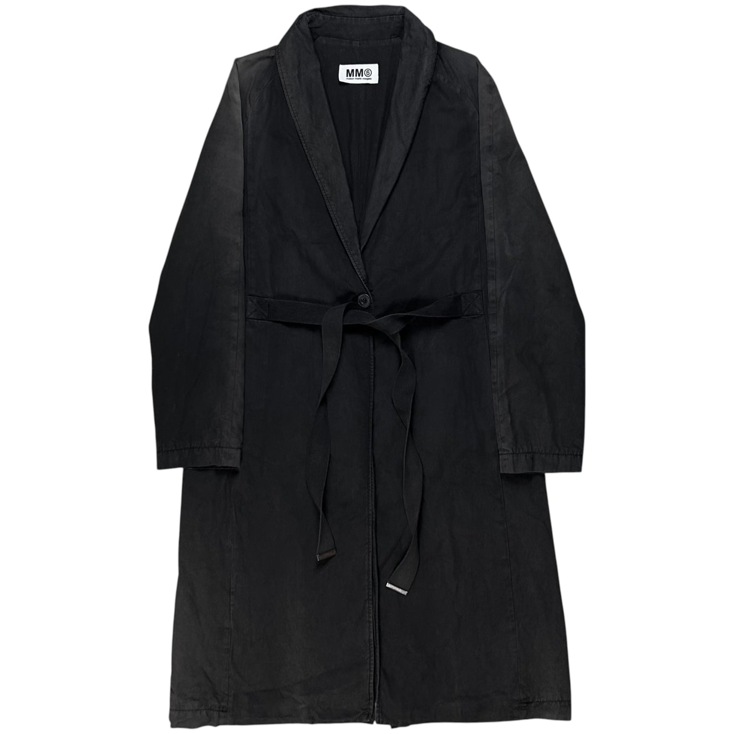 MM6 Maison Martin Margiela Belted Sunfade Coat - SS09