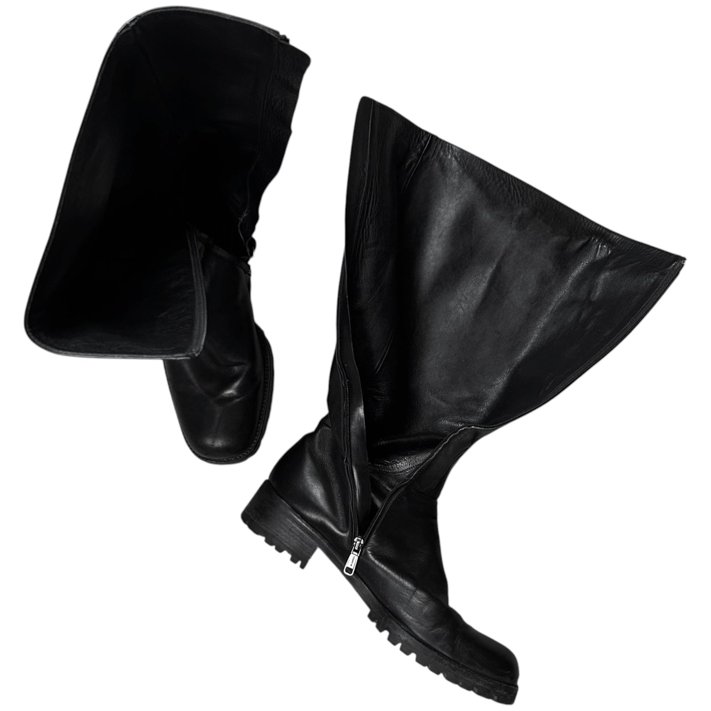 Jil Sander Tall Zip Combat Boots