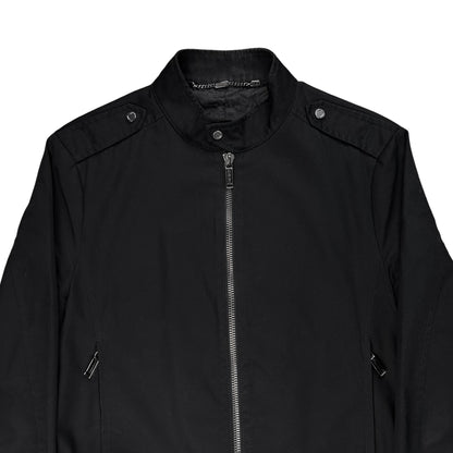 Dirk Bikkembergs Leather Belted Military Jacket