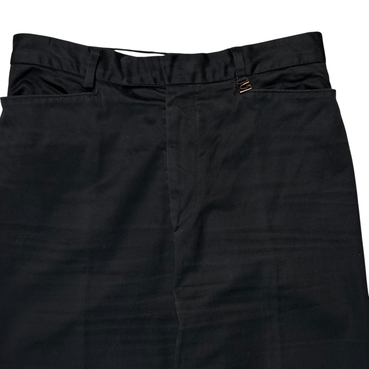 Gucci by Tom Ford Flared Waist Pendant Trousers - 90s