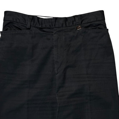 Gucci by Tom Ford Flared Waist Pendant Trousers - 90s