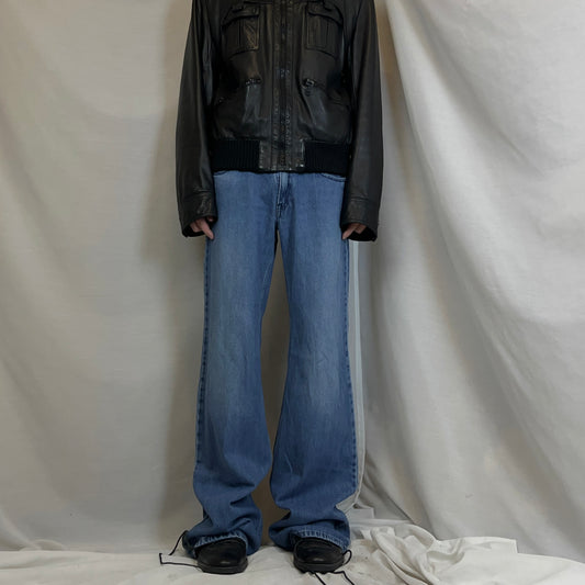 MM6 Maison Margiela Deconstructed Pocket Flared Jeans - AW16