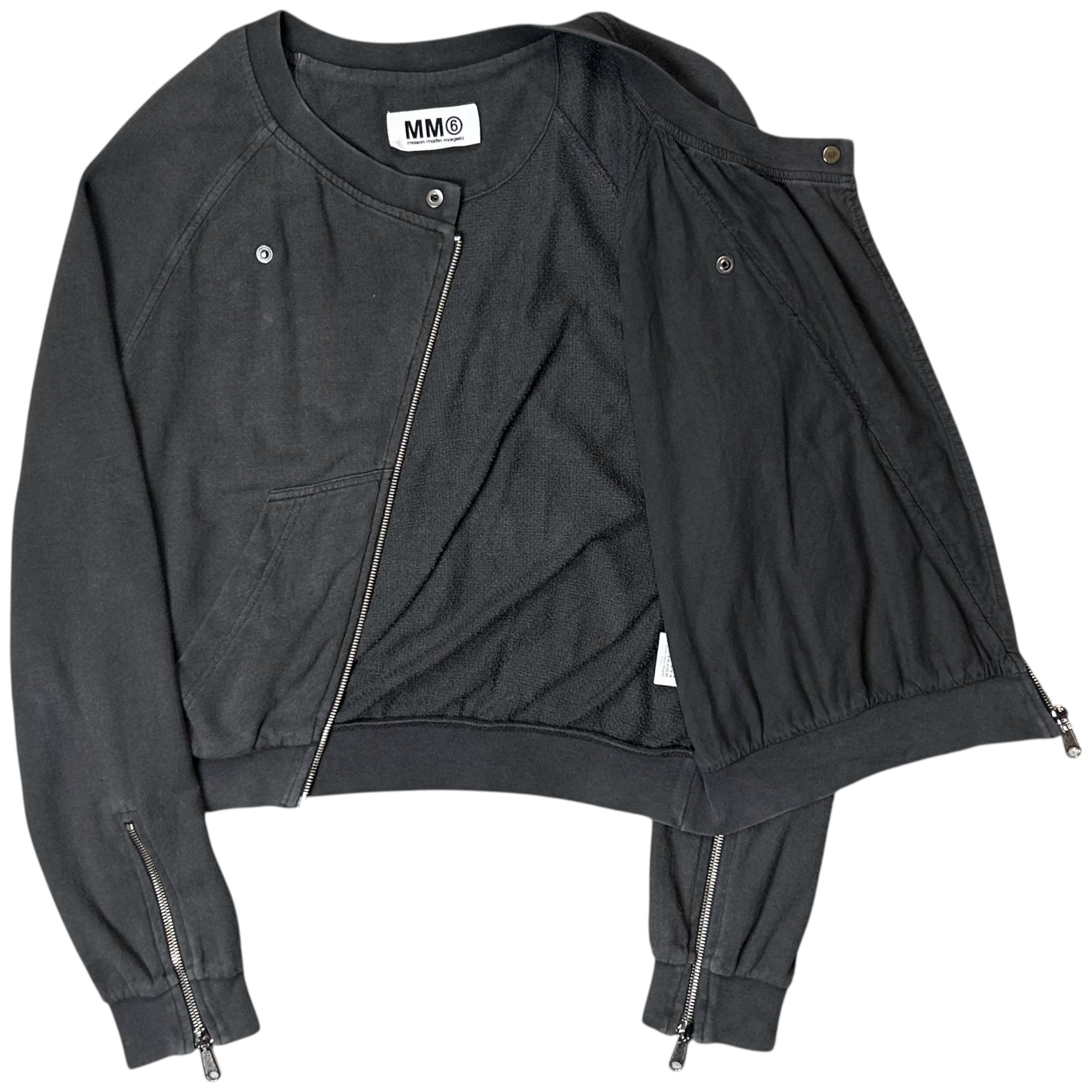 MM6 Maison Martin Margiela Asymmetric Multi Zip Sweater - SS11