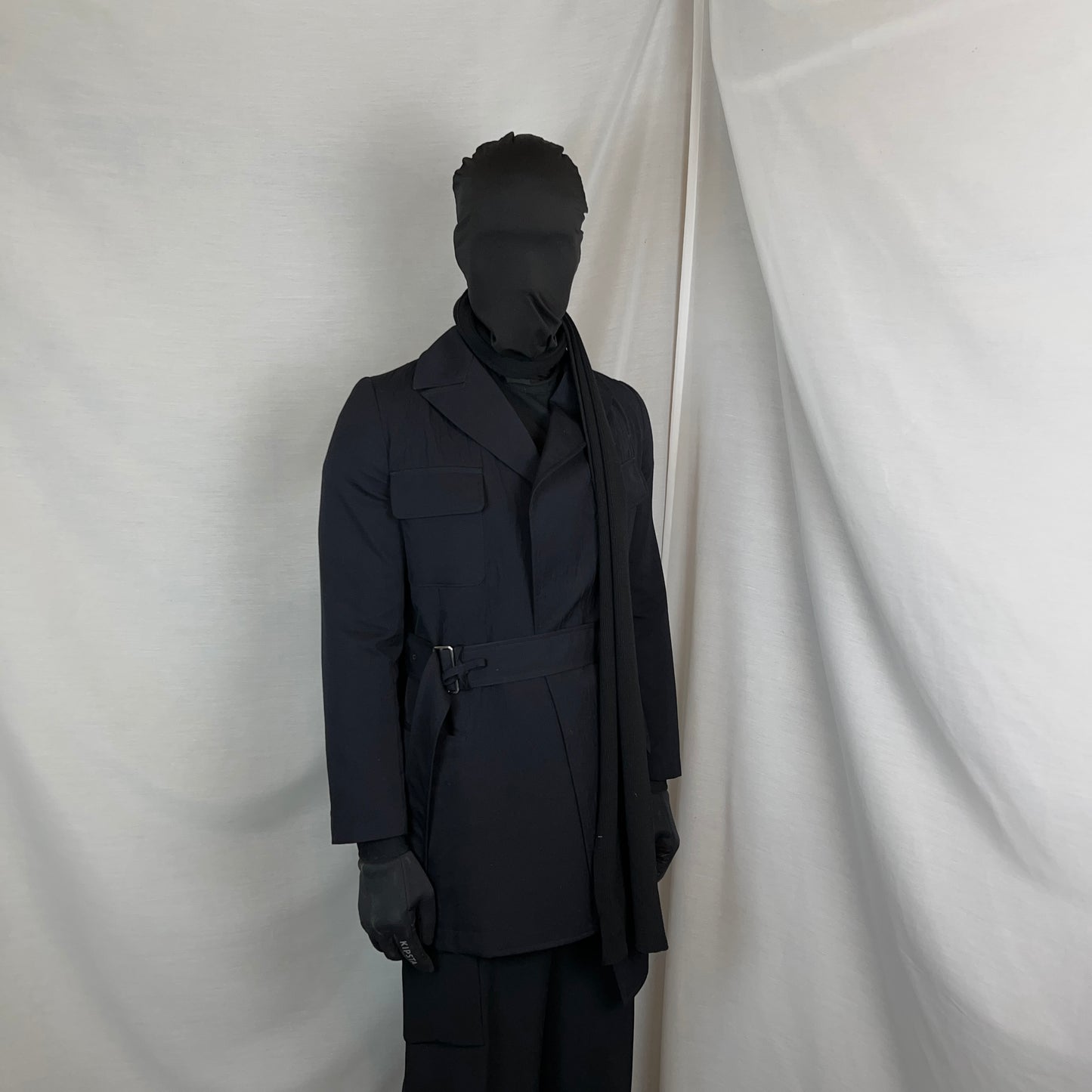 Comme des Garcons Asymmetric Belted Back Pleated Jacket - AW15