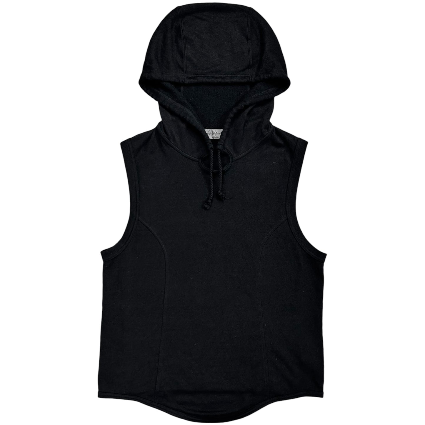 Yohji Yamamoto Pour Homme Panelled Sleeveless Hoodie - SS19