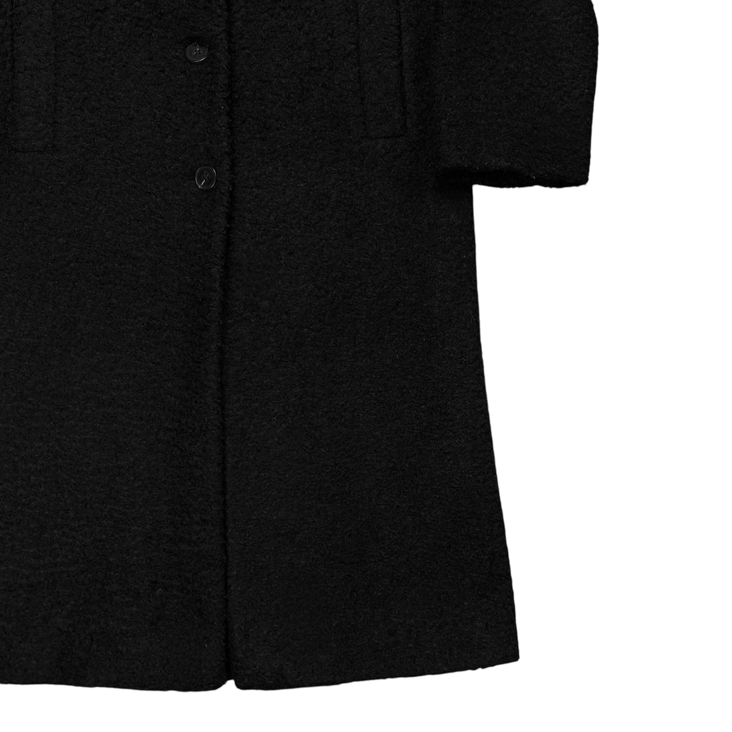 Ann Demeulemeester Fuzzy Wool Coat