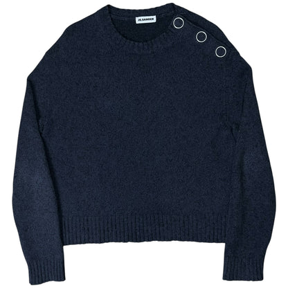 Jil Sander Neck Snap Knit Sweater - SS21