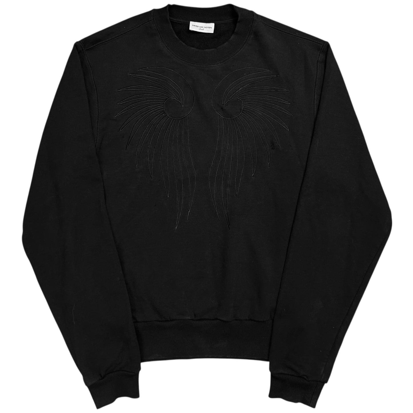 Dries Van Noten Embroidered Wing Sweater - SS16