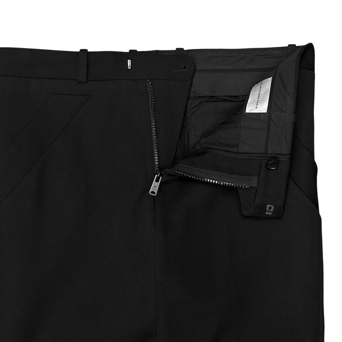Balenciaga Exposed Zip Sample Trousers