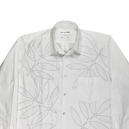 Comme des Garcons Flower Lines Embroidery Shirt - AW15