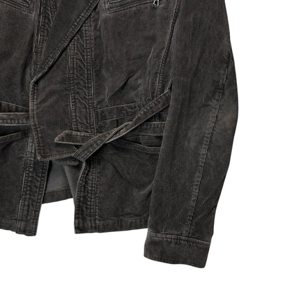 Dries Van Noten Deconstructed Strap Corduroy Blazer - SS11