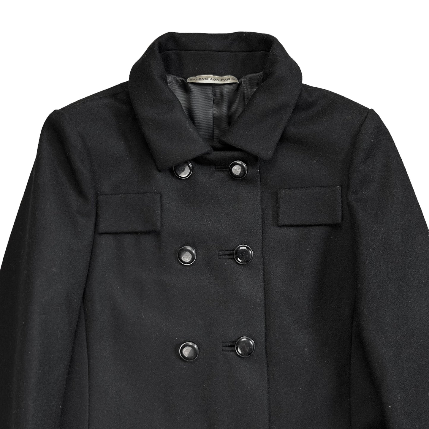 Balenciaga Belted Military Wool Jacket - AW06