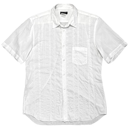 Comme des Garcons Homme Plus Perforated Embroidery Shirt - AW18