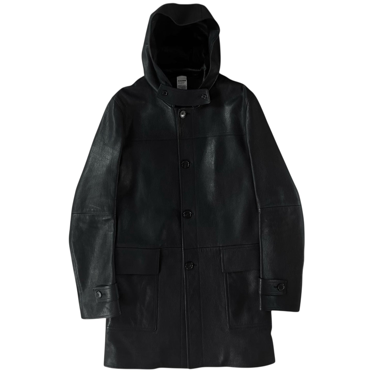 Jil Sander Multi Strap Leather Parka - AW14
