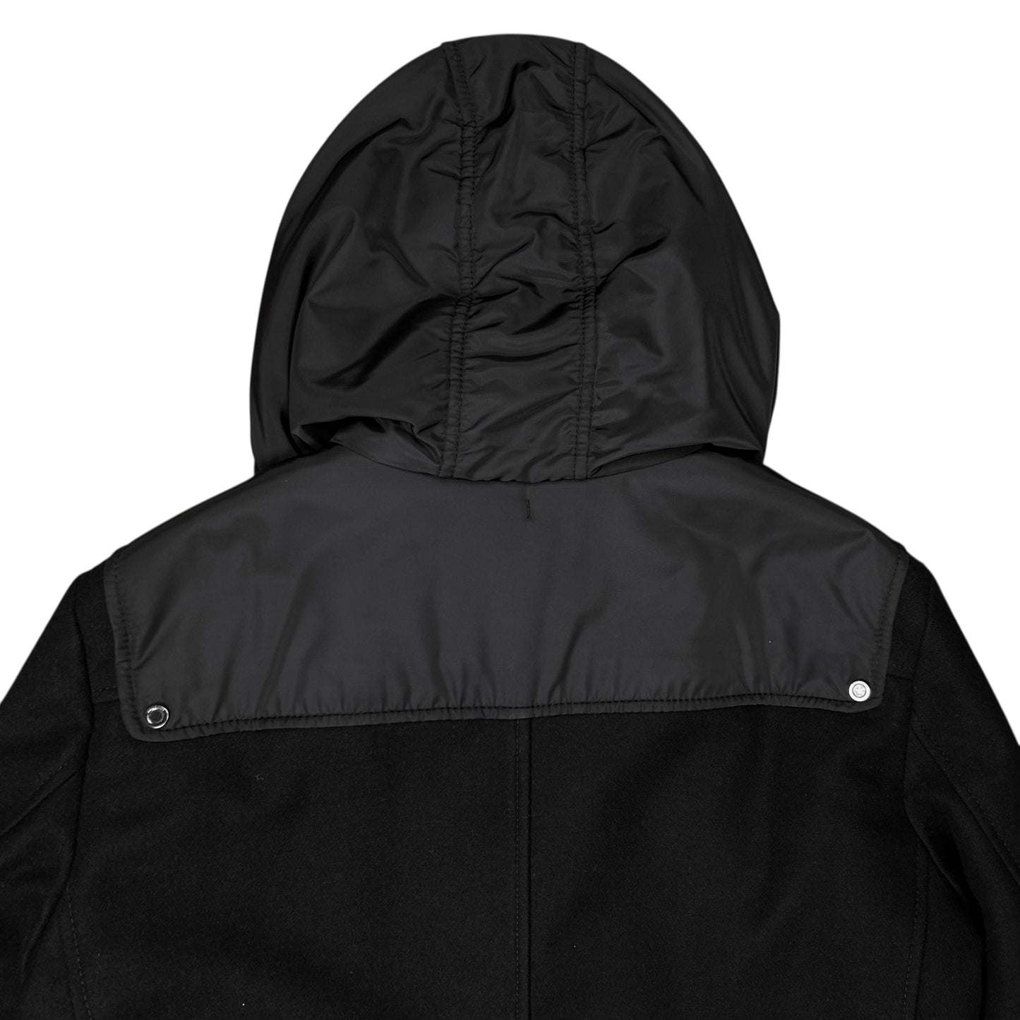 Dirk Bikkembergs Nylon Hood Duffle Wool Parka - AW10