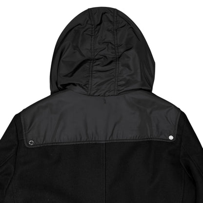 Dirk Bikkembergs Nylon Hood Duffle Wool Parka - AW10
