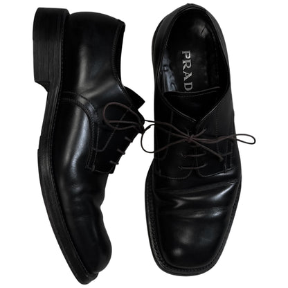 Prada Square Toe Classic Derbies