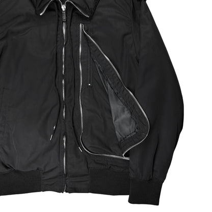 Dirk Bikkembergs L-Zip Layered Flight Jacket