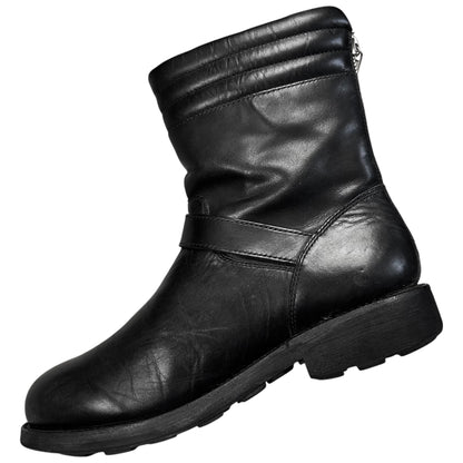 Dirk Bikkembergs Back Zip Moto Boots