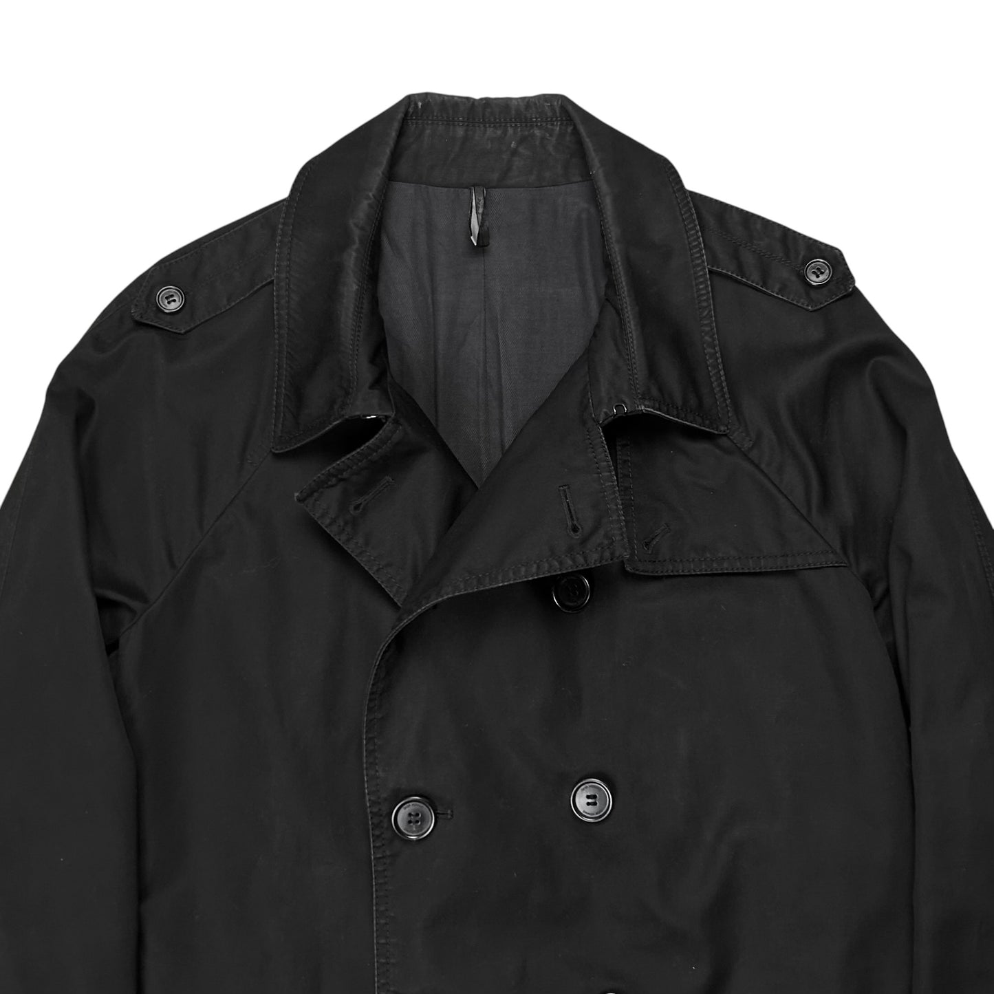 Dior Homme Back Pleated Military Trench Coat - AW08