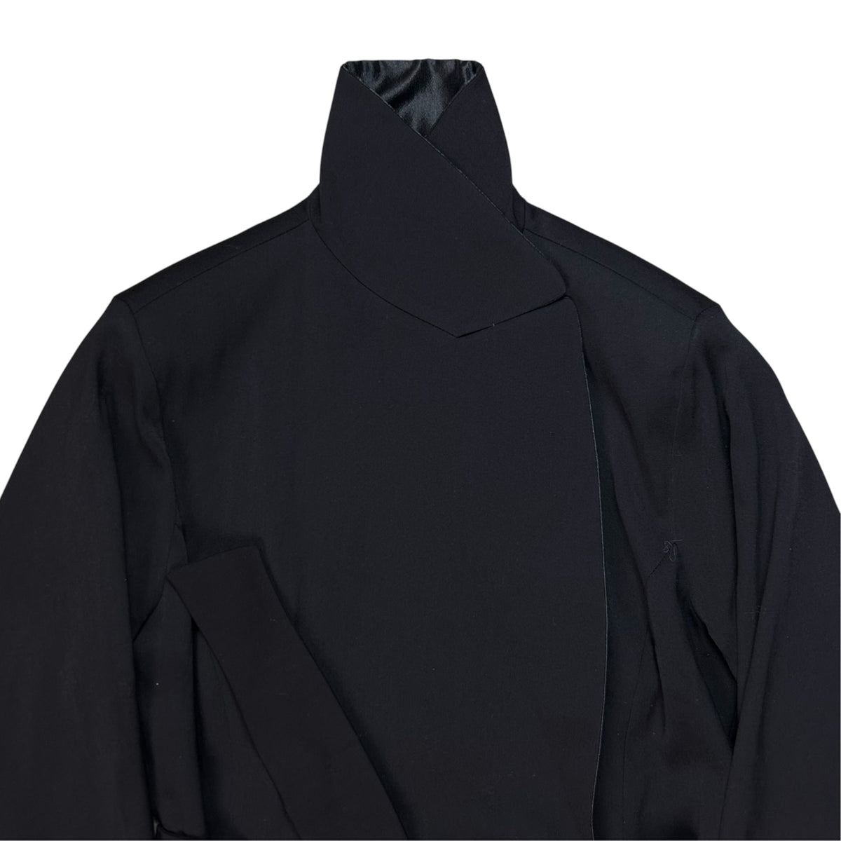 Jil Sander Belted Glossy Lapel Blazer - 80s