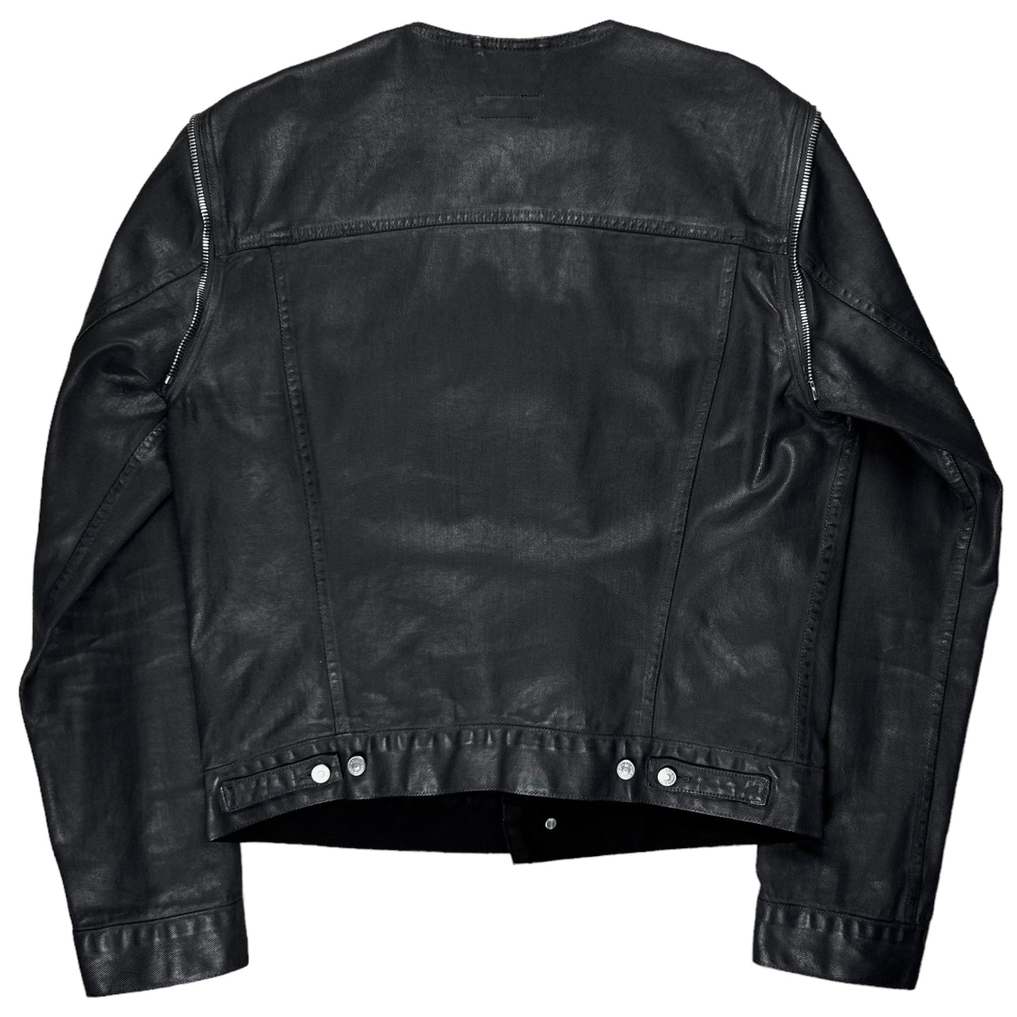 Dries Van Noten Waxed Zip Trucker Jacket - AW14