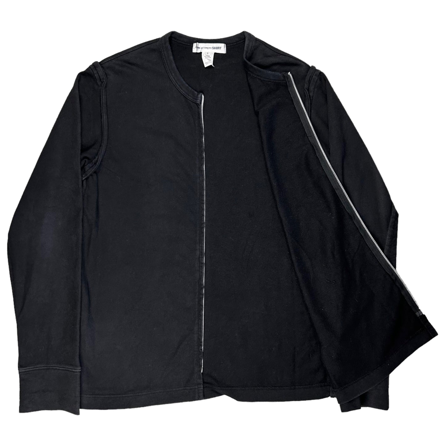 Comme des Garcons Shirt 3D Seam Zip Cardigan