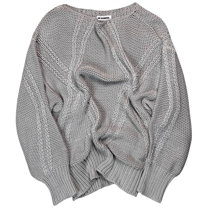 Jil Sander Chain Cable Knit Sweater