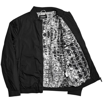 Dirk Bikkembergs Metal Patch Bomber Jacket